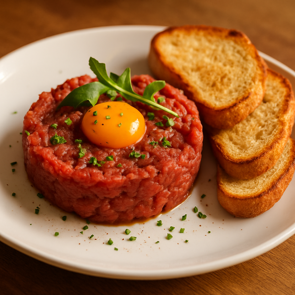Piemontesisches Fassona-Tatar bei Restaurant Schiff Kesswil