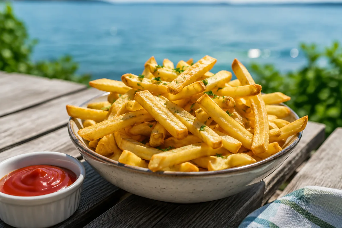 Pommes frites bei Badhüsli Kesswil